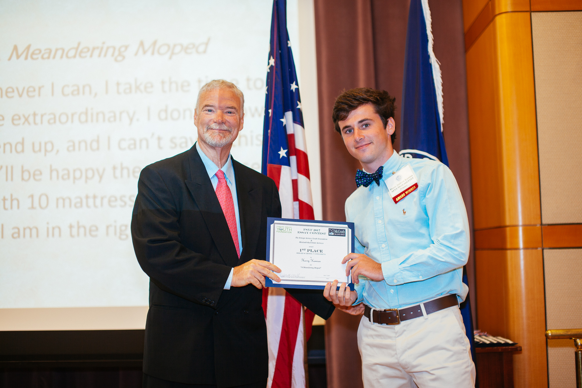American Foreign Service Association (AFSA) High School Essay Contest